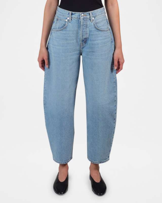Cassel Ultra High-Rise Barrel Jeans